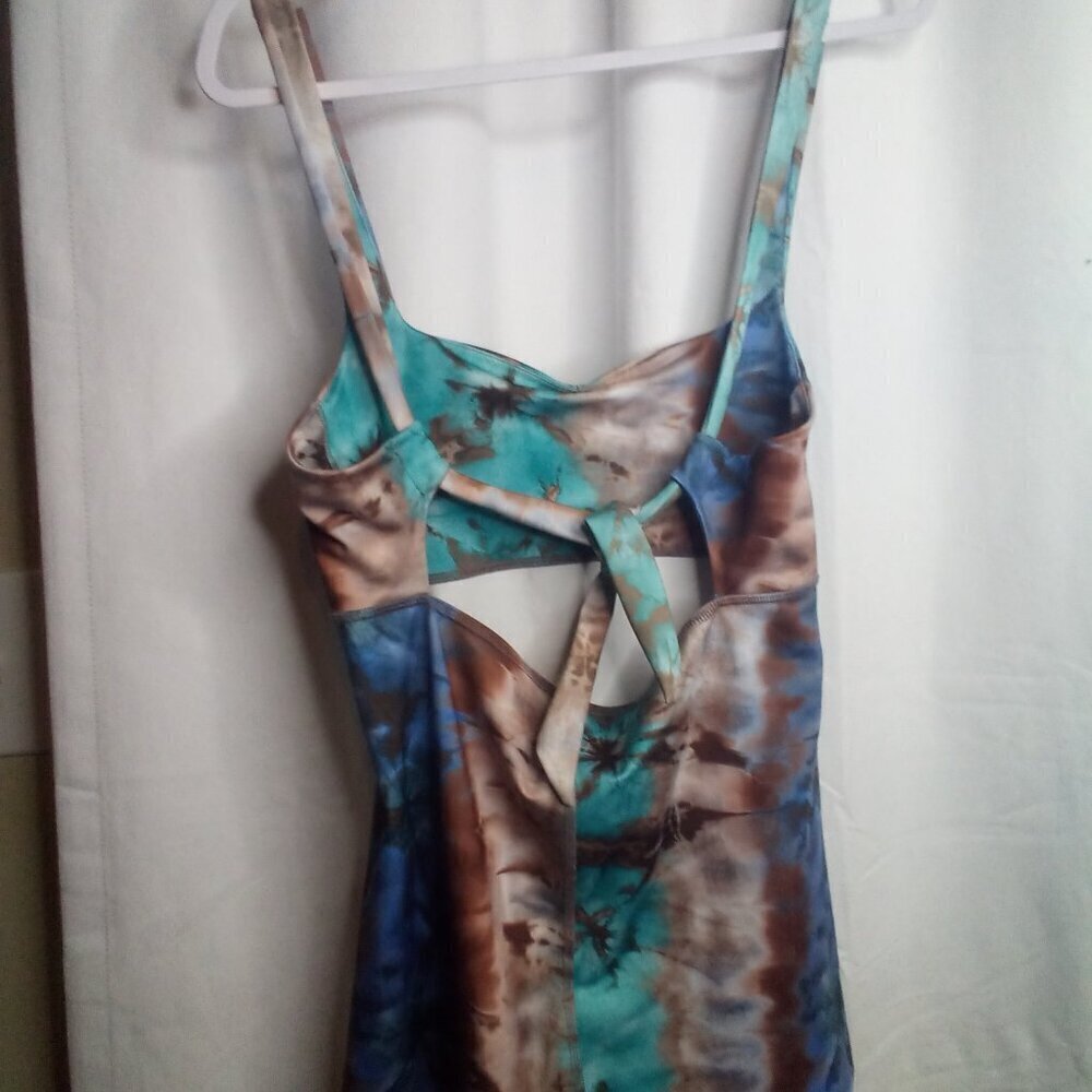 Mika Tank Top L Strappy Yoga Athletic Active Colorful - Picture 2 of 16